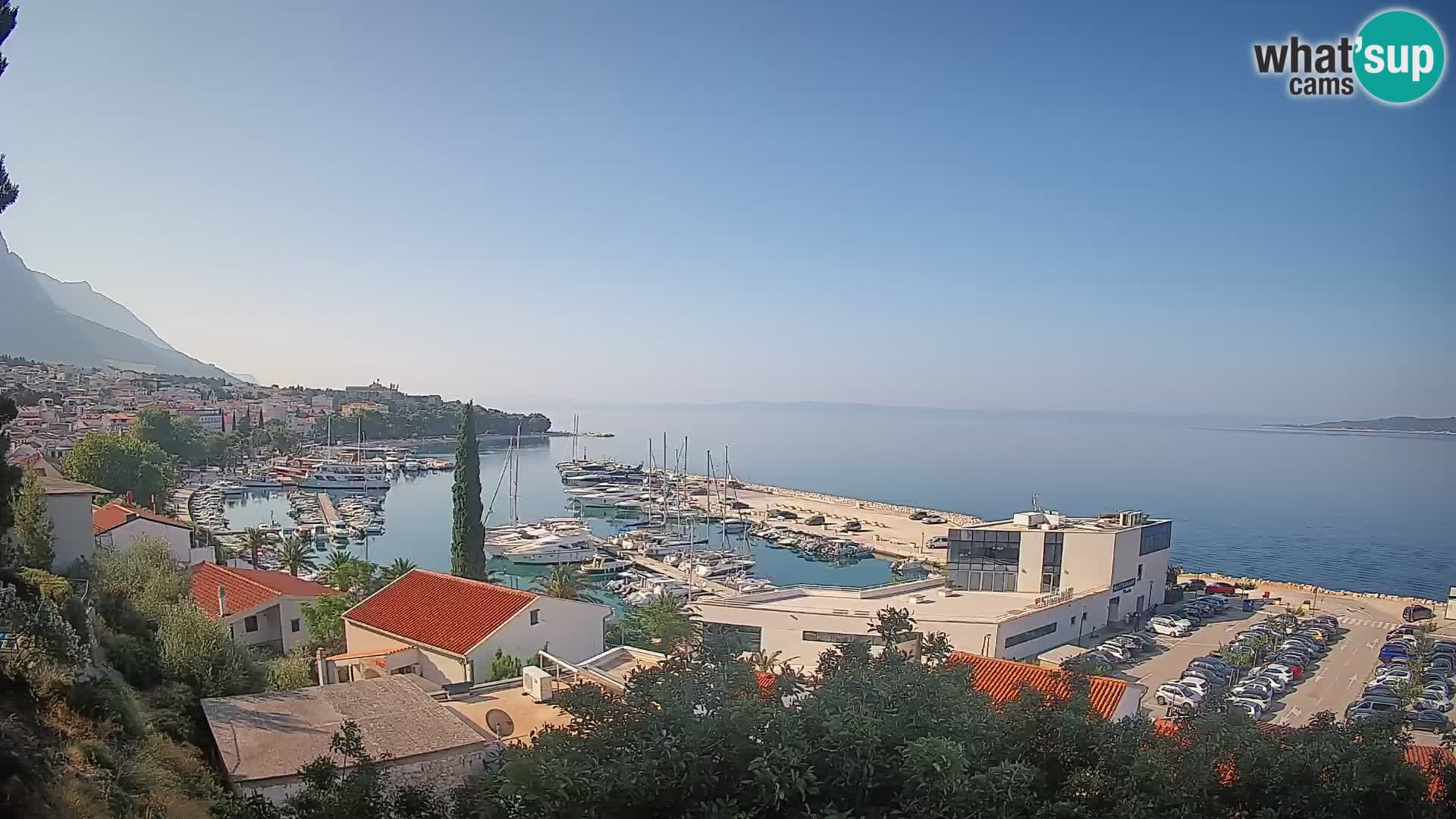 Panoramic view of Baška Voda