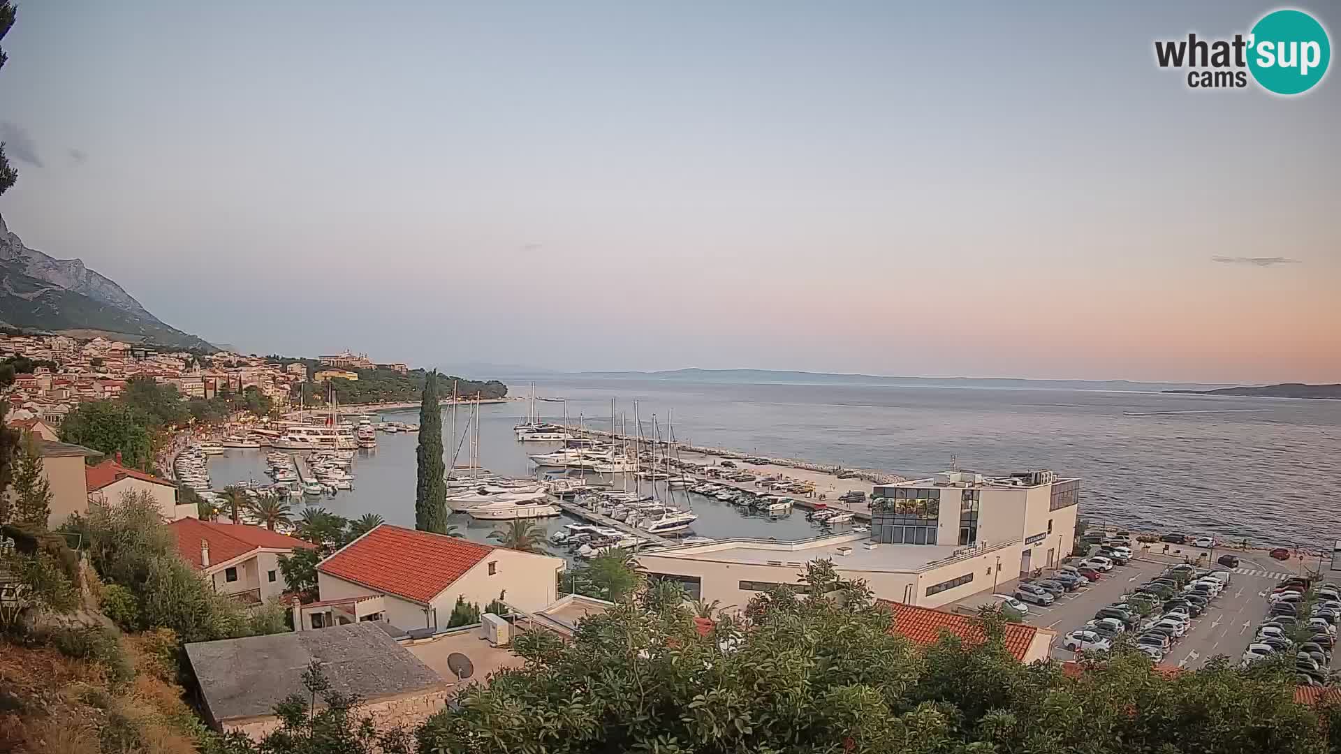 Panoramic view of Baška Voda