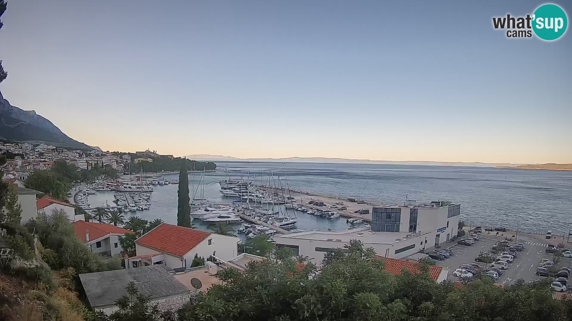 Panoramic view of Baška Voda