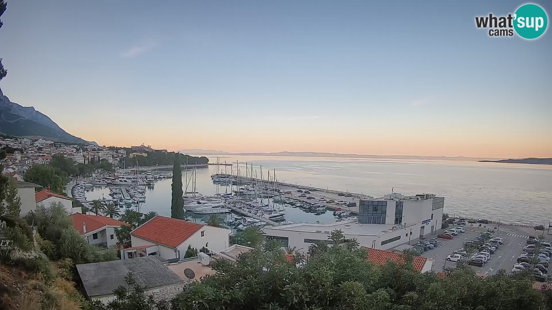 Panoramic view of Baška Voda