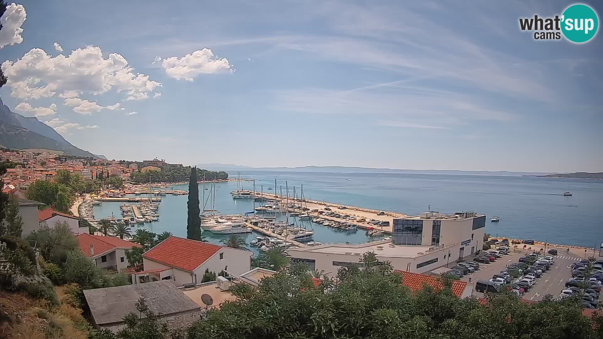 Panoramic view of Baška Voda