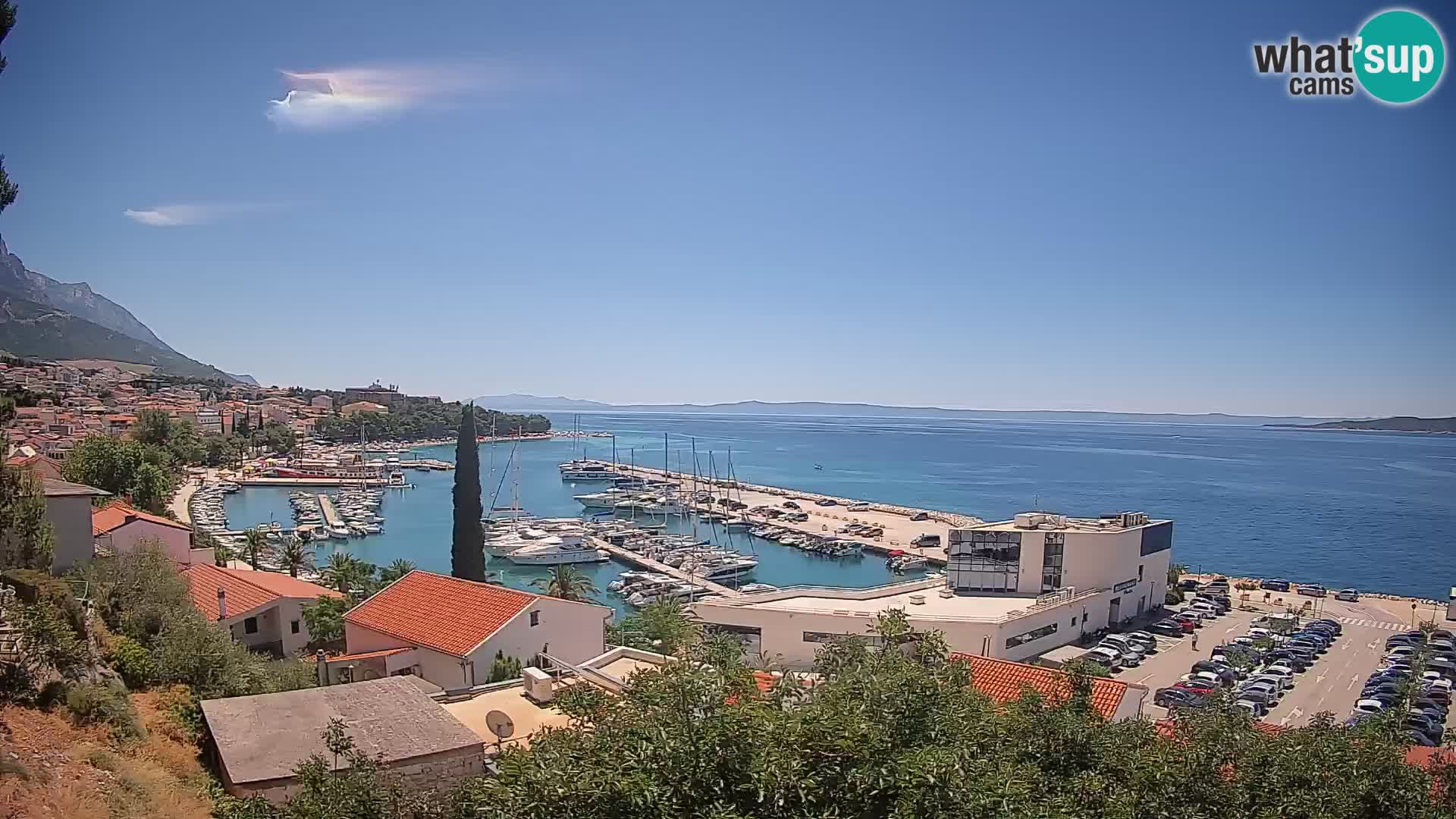 Blick auf Baska Voda