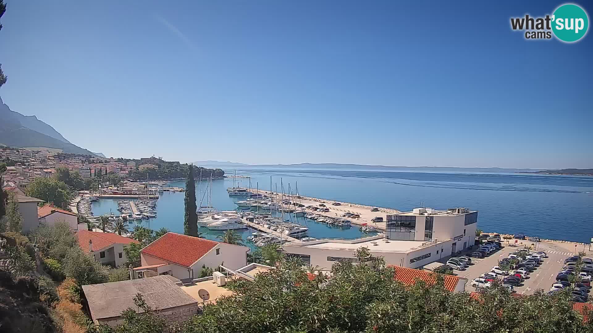 Panoramic view of Baška Voda