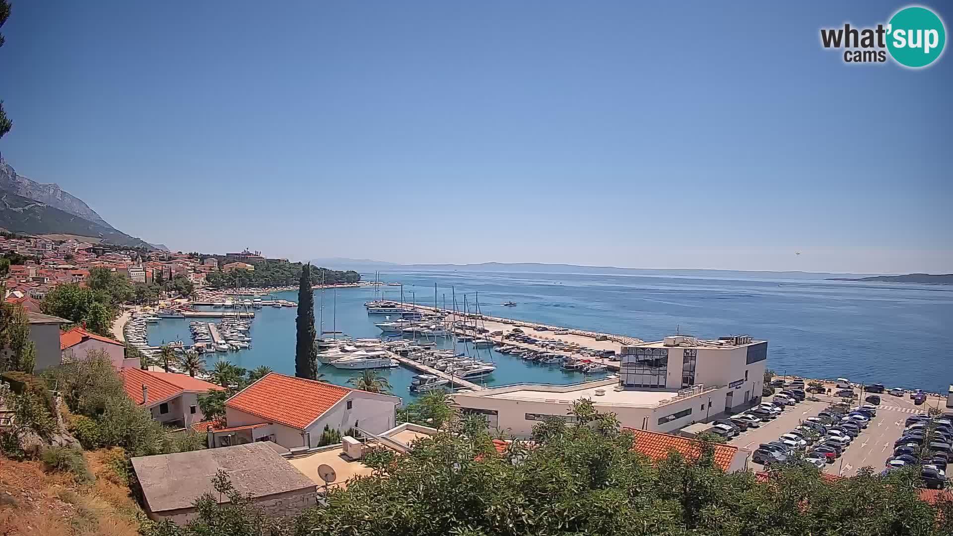 Blick auf Baska Voda