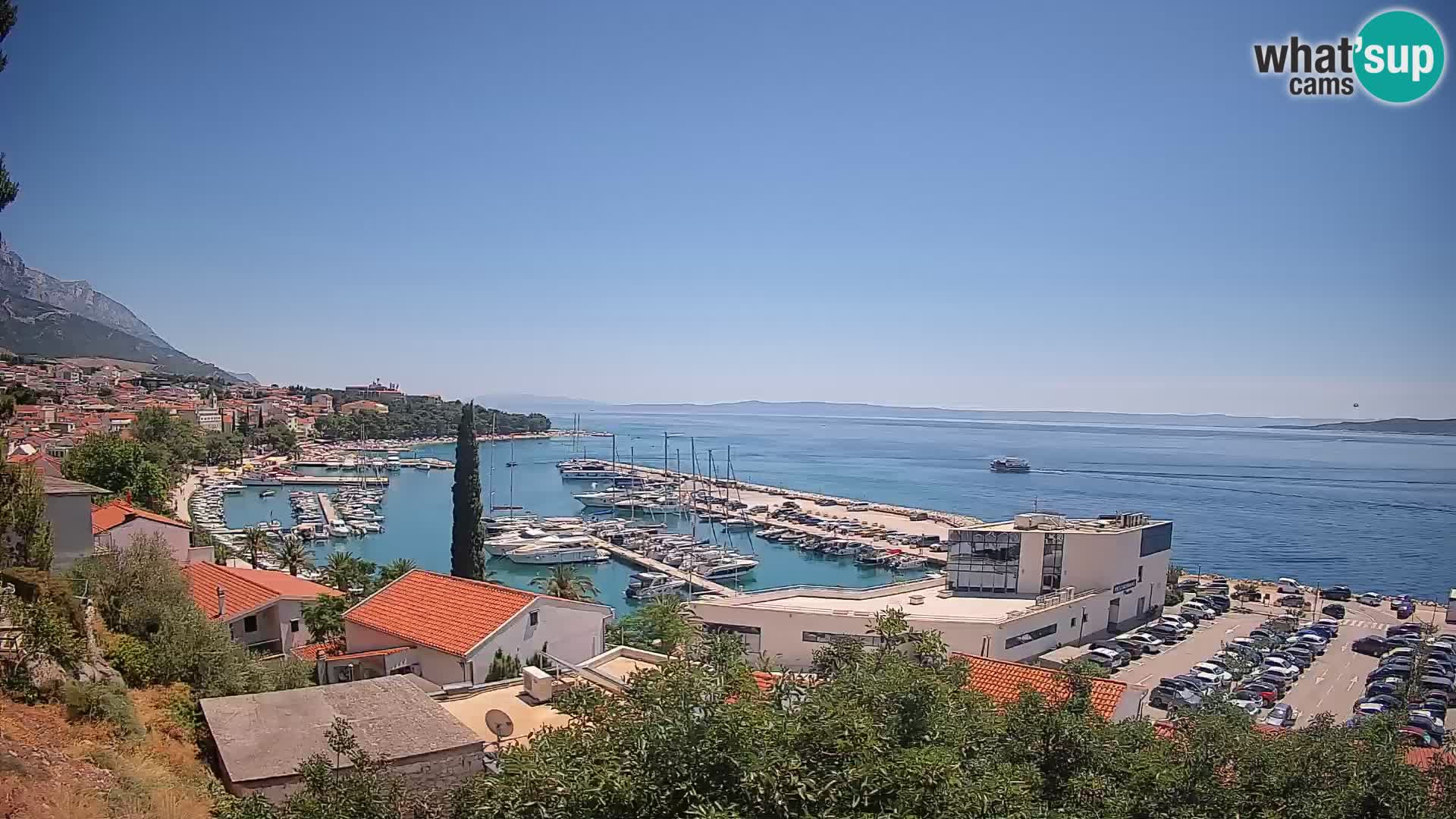 Panoramic view of Baška Voda