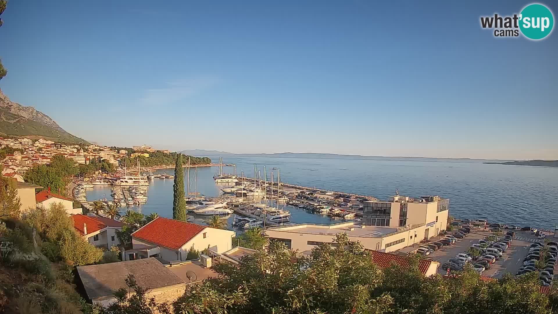 Blick auf Baska Voda