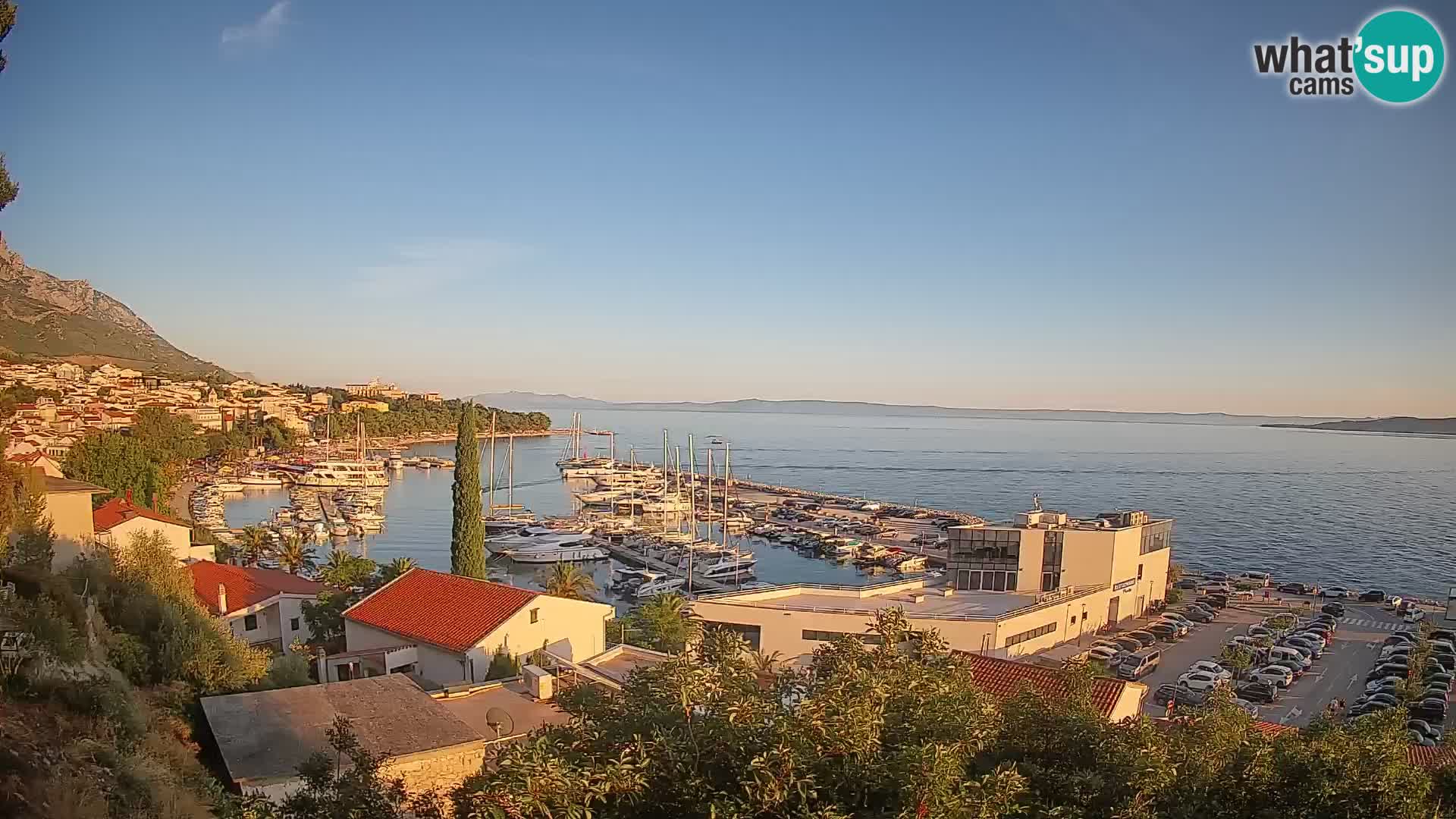 Panoramic view of Baška Voda