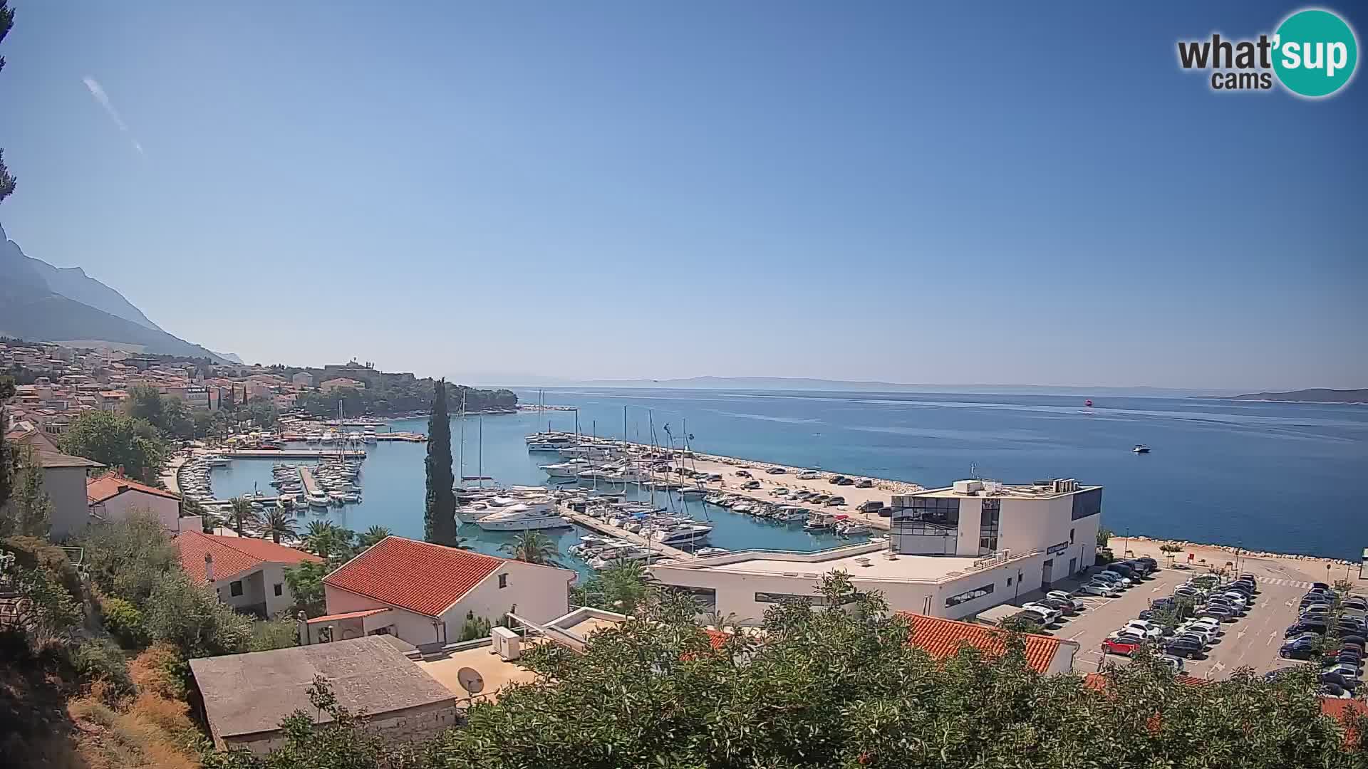 Panoramic view of Baška Voda