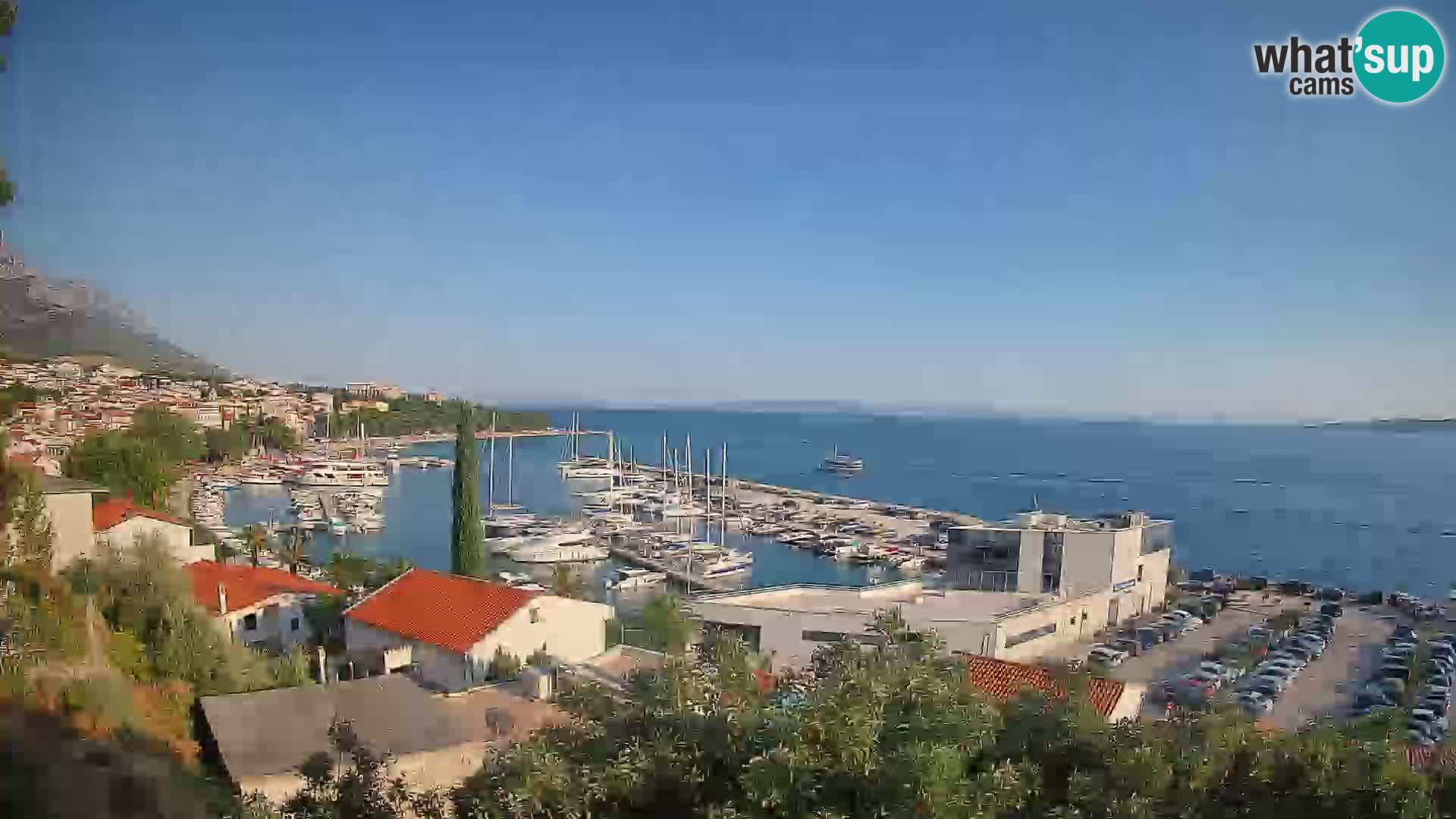 Panoramic view of Baška Voda