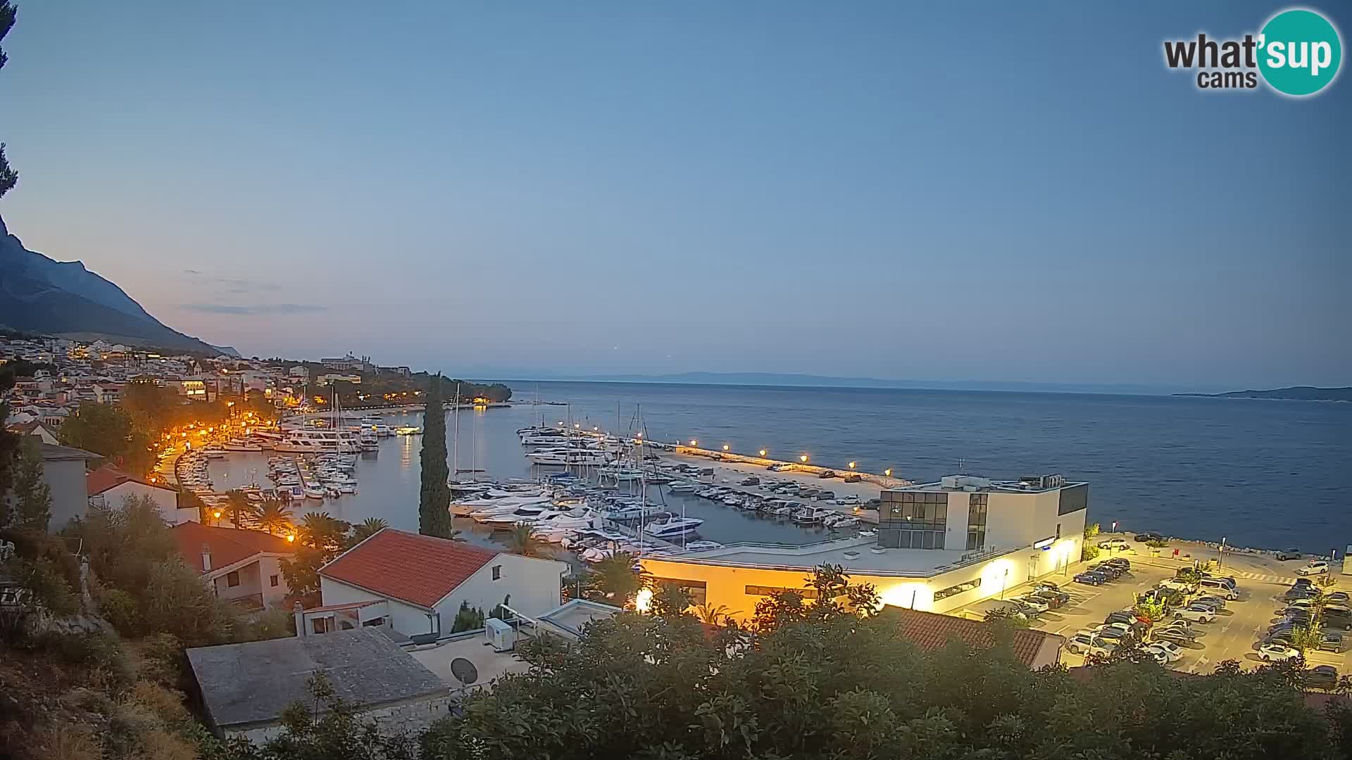 Panoramic view of Baška Voda