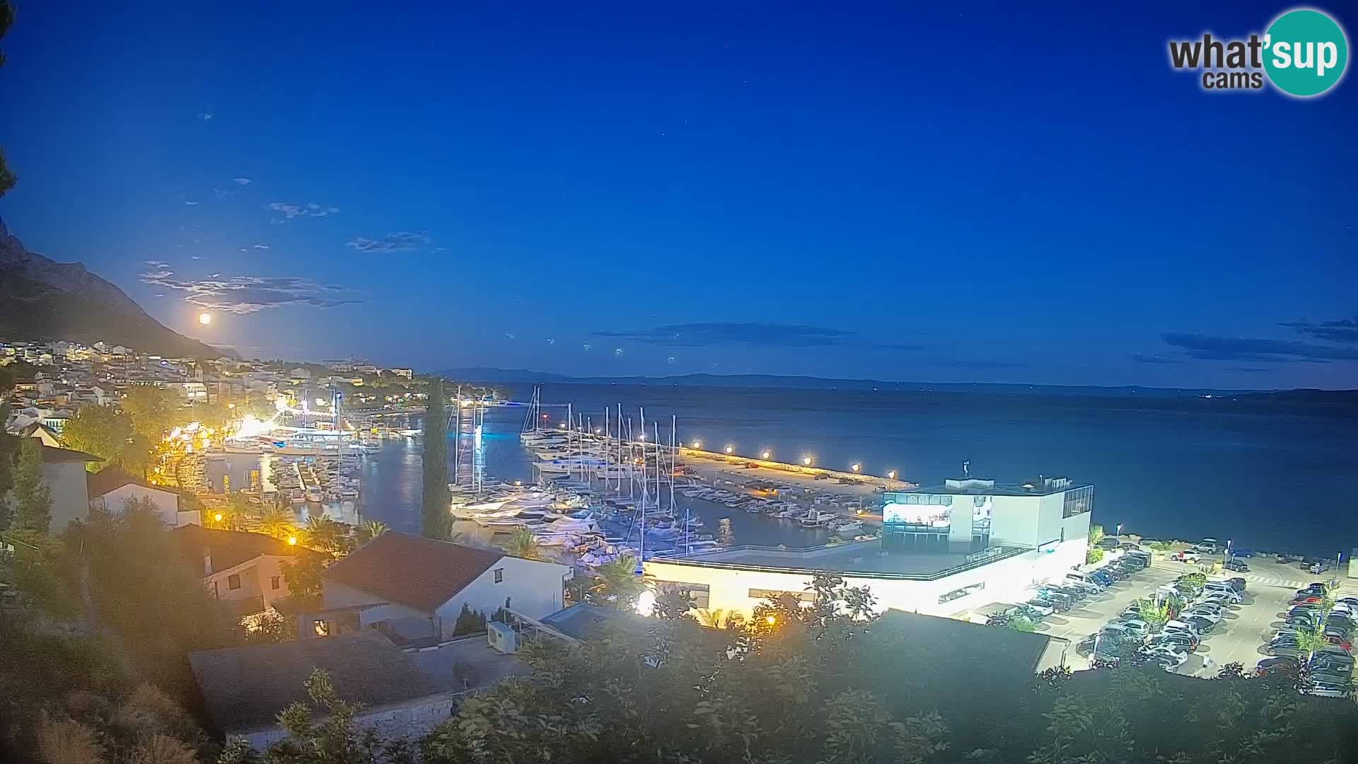 Panoramic view of Baška Voda