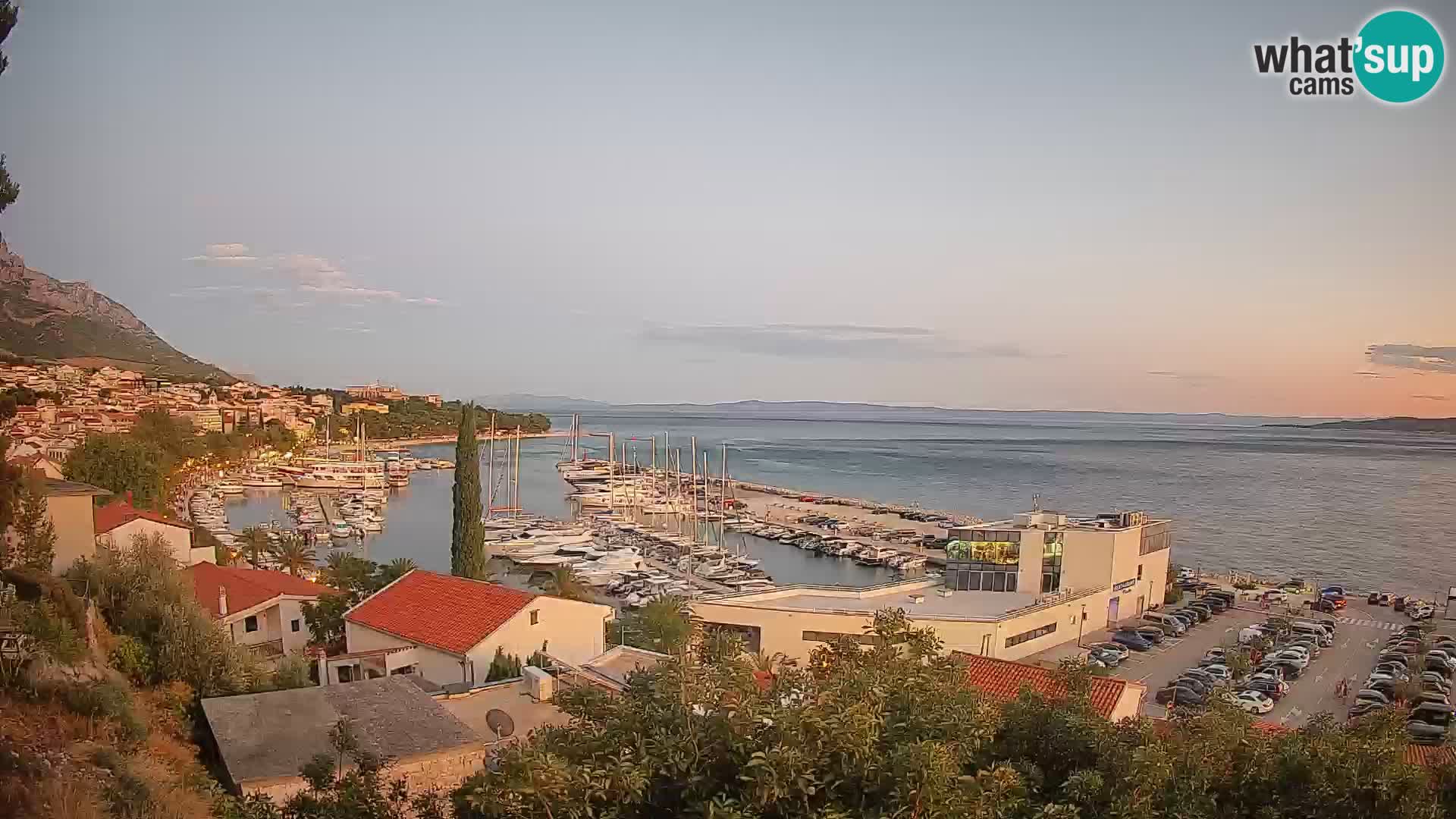 Blick auf Baska Voda