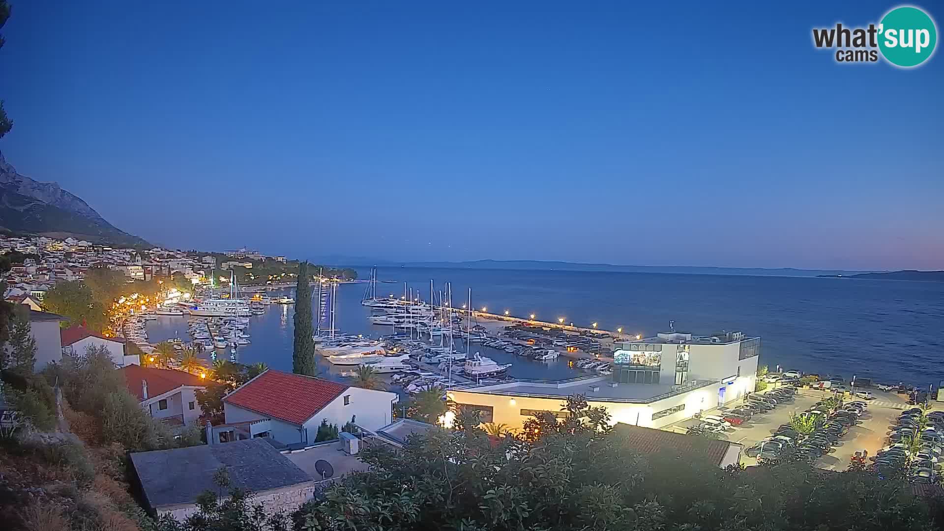 Panoramic view of Baška Voda