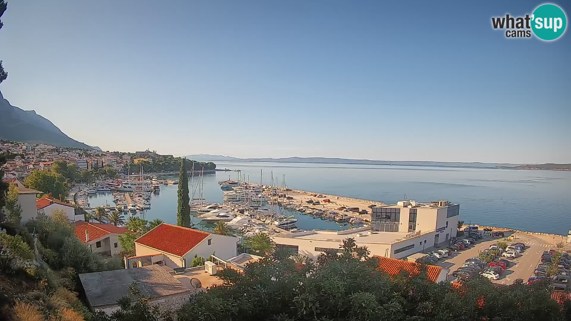 Panoramic view of Baška Voda
