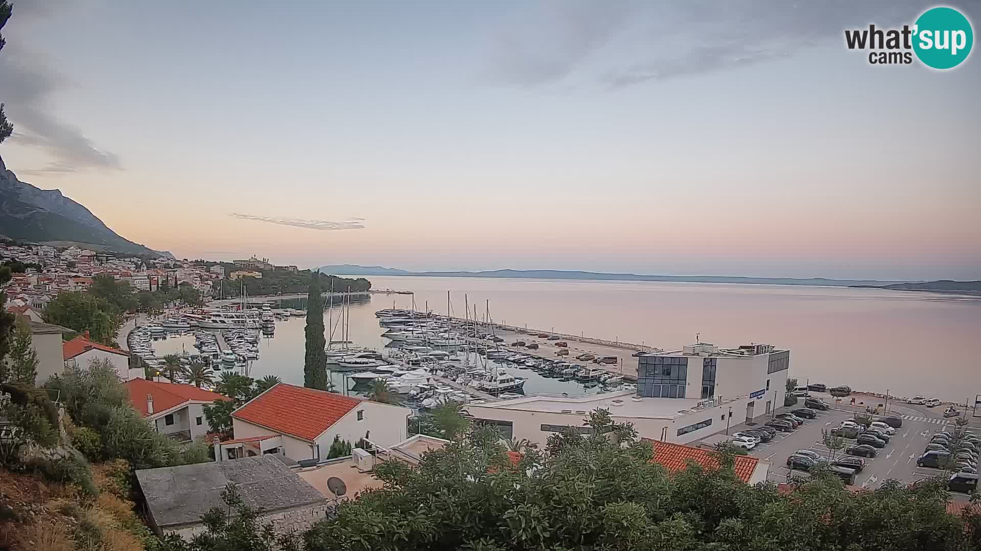 Panoramic view of Baška Voda