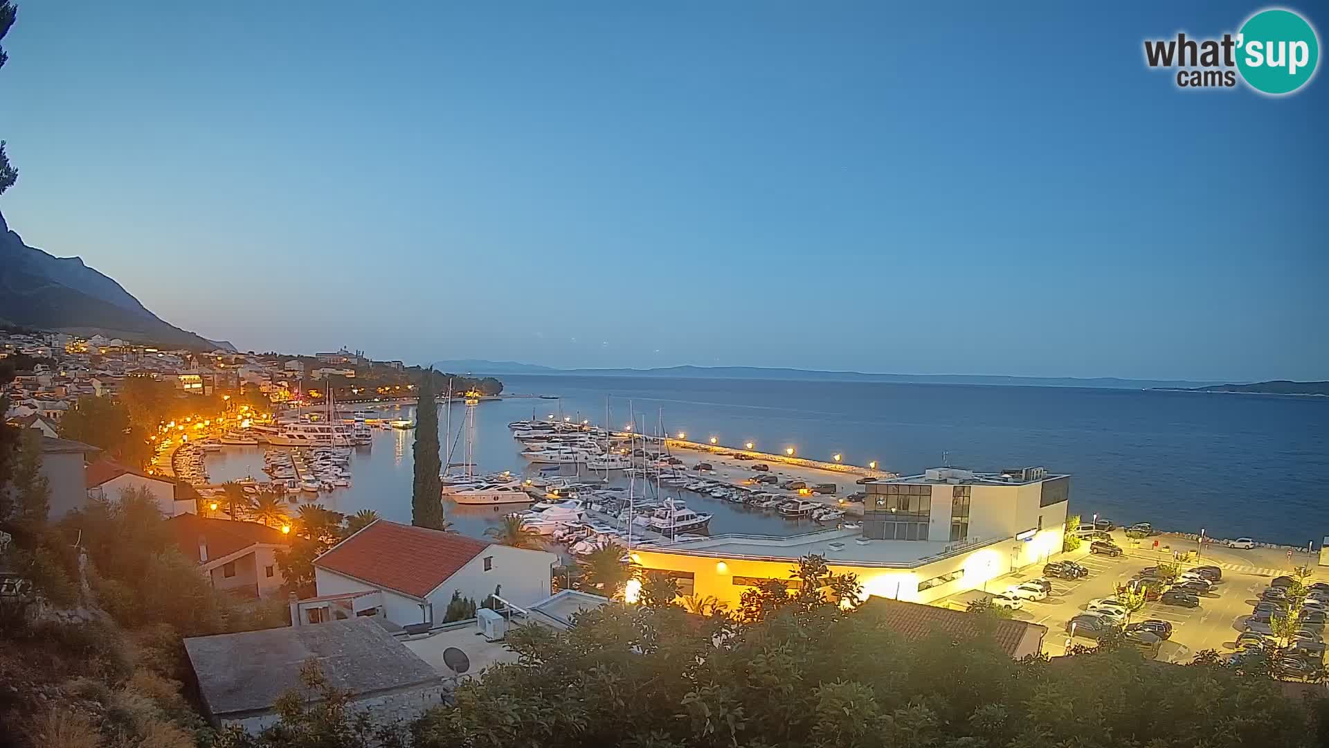 Panoramic view of Baška Voda