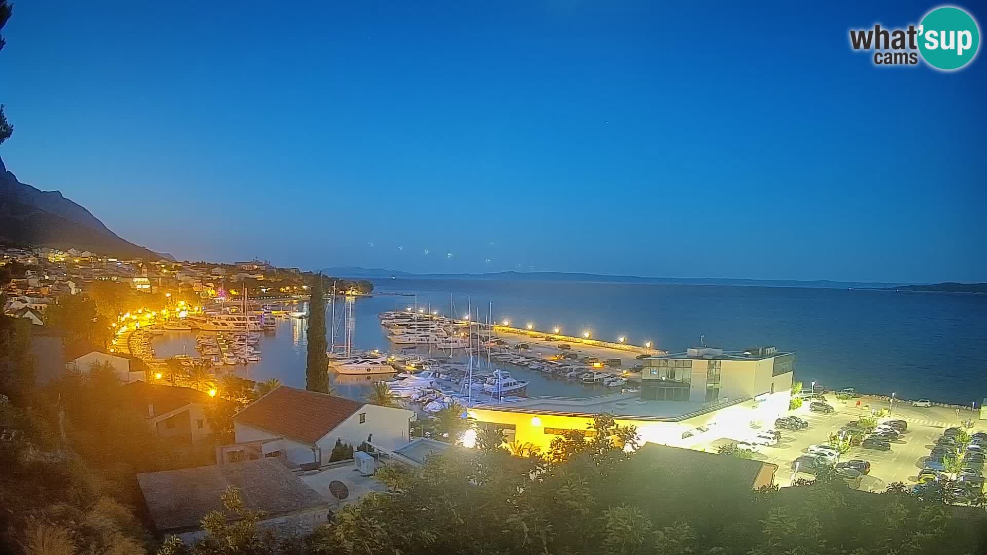 Panoramic view of Baška Voda