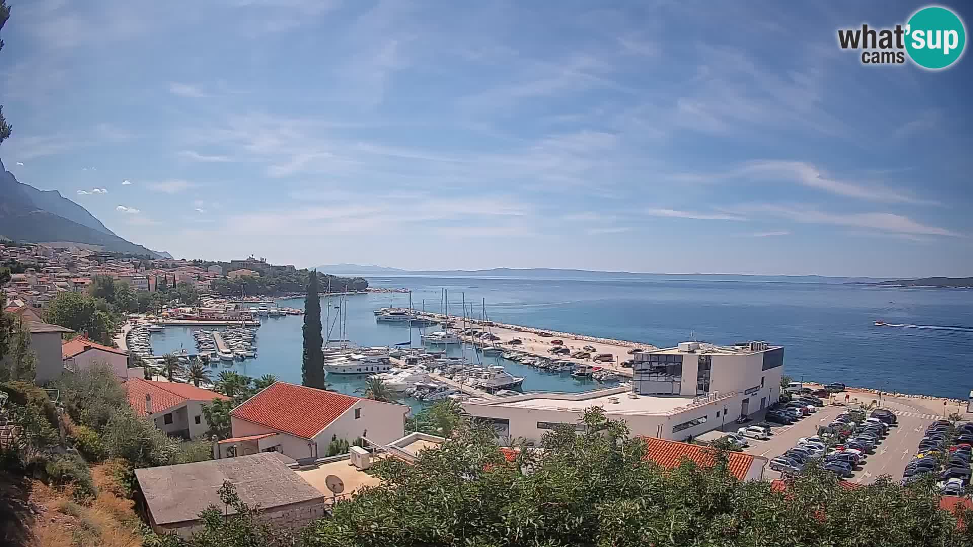 Panoramic view of Baška Voda