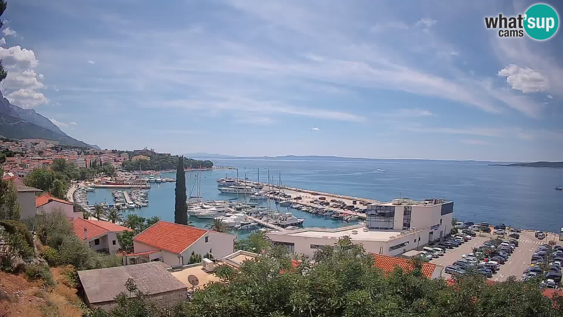 Blick auf Baska Voda