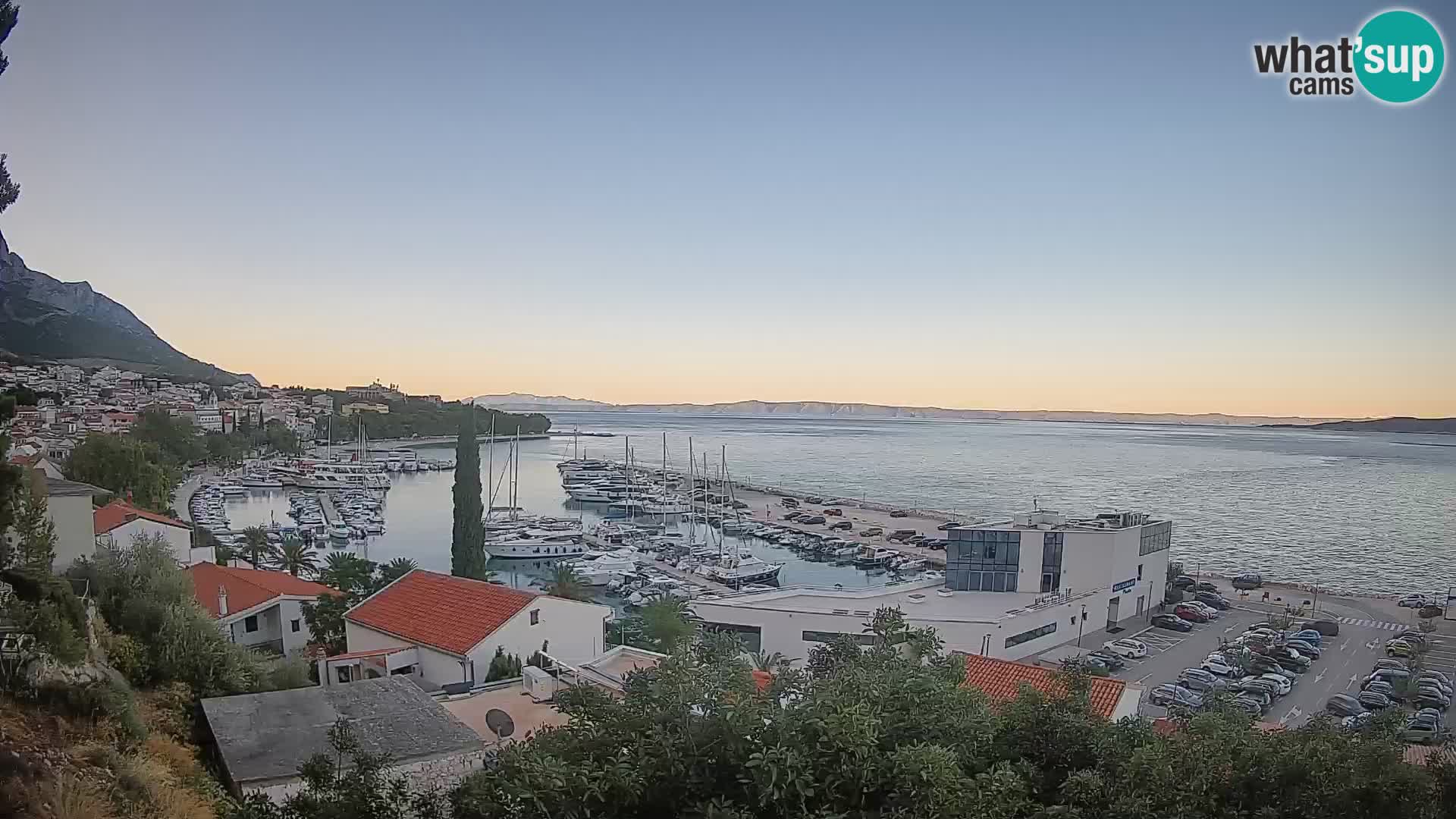 Panoramic view of Baška Voda