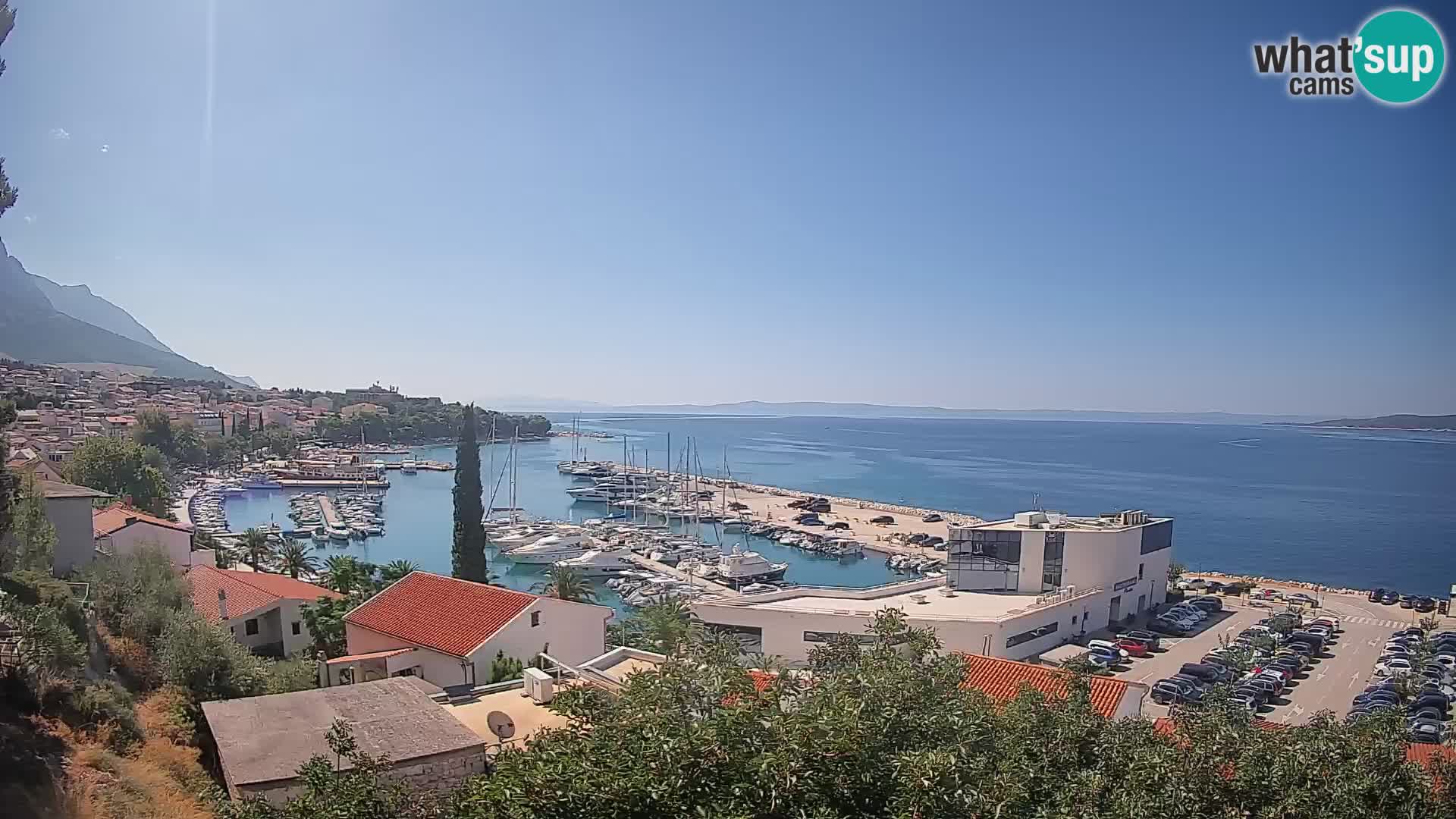 Panoramic view of Baška Voda