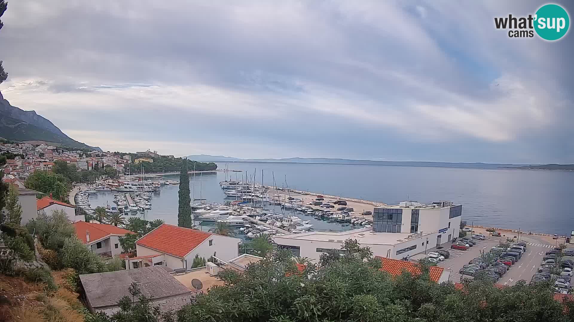 Panoramic view of Baška Voda