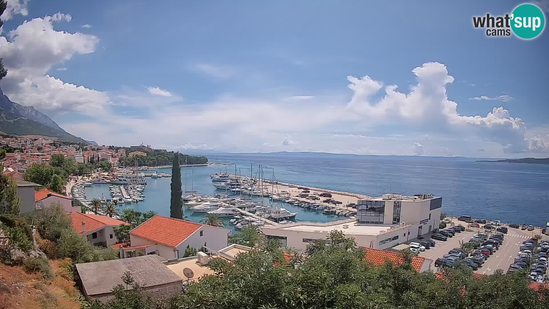 Panoramic view of Baška Voda