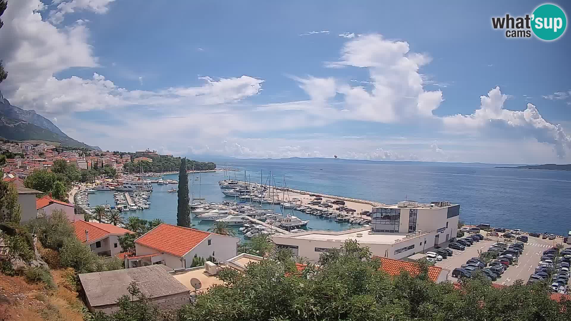 Panoramic view of Baška Voda