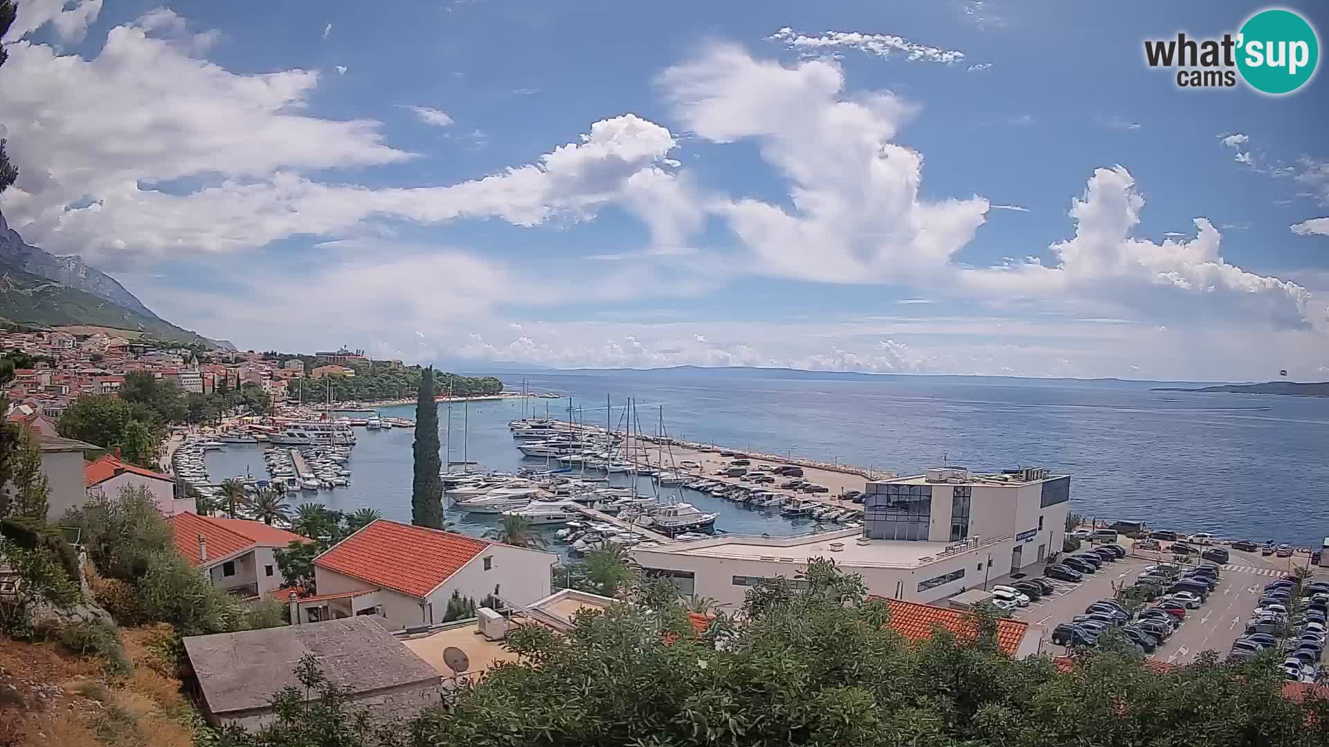Panoramic view of Baška Voda