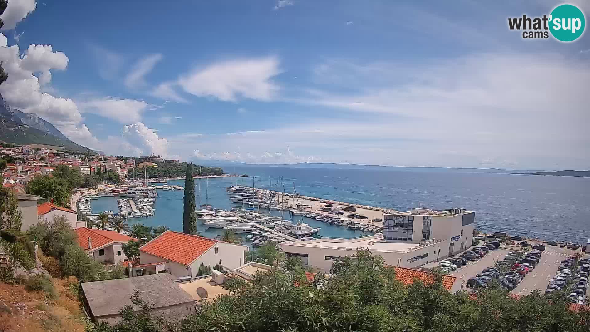 Panoramic view of Baška Voda