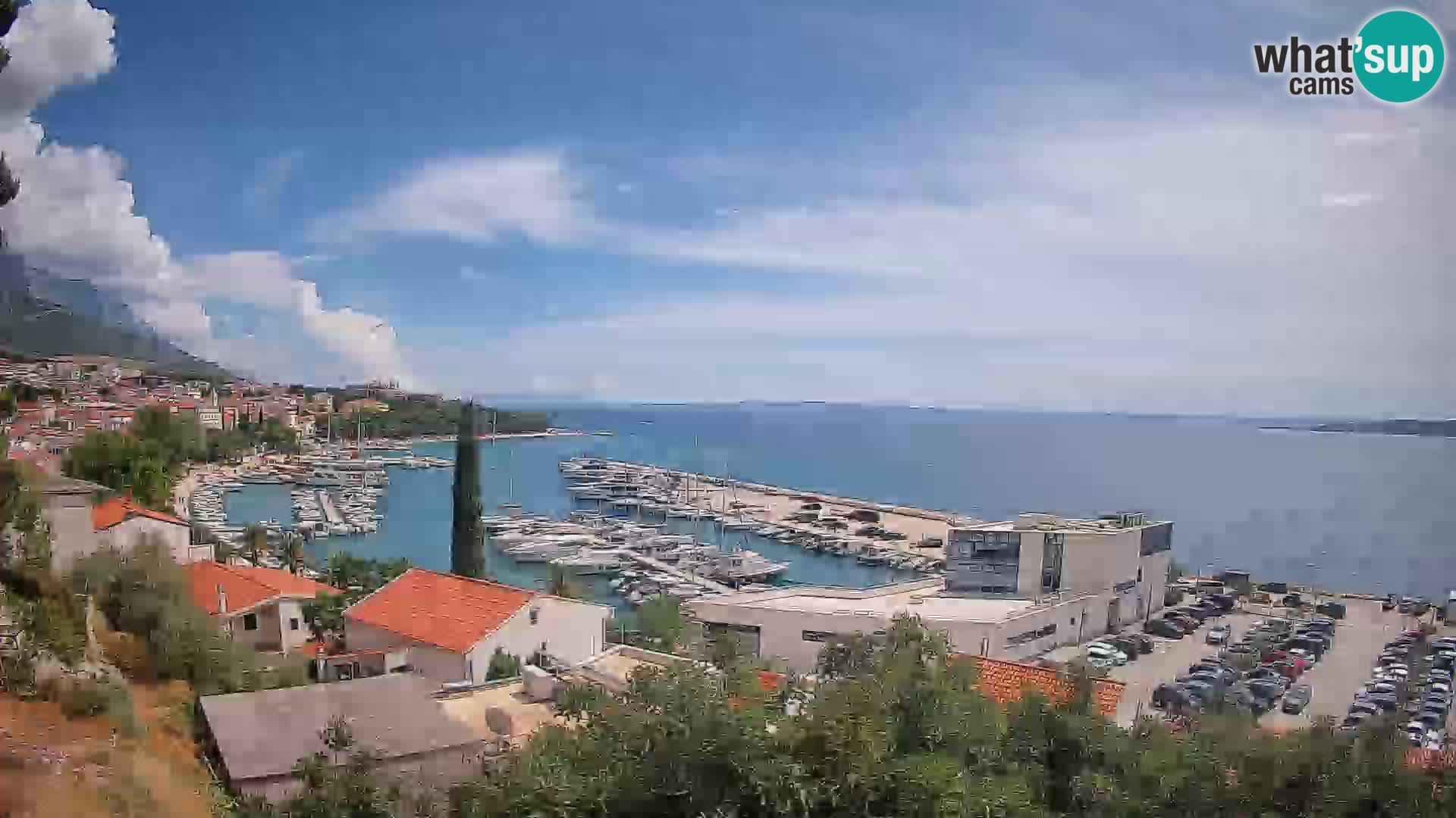 Panoramic view of Baška Voda