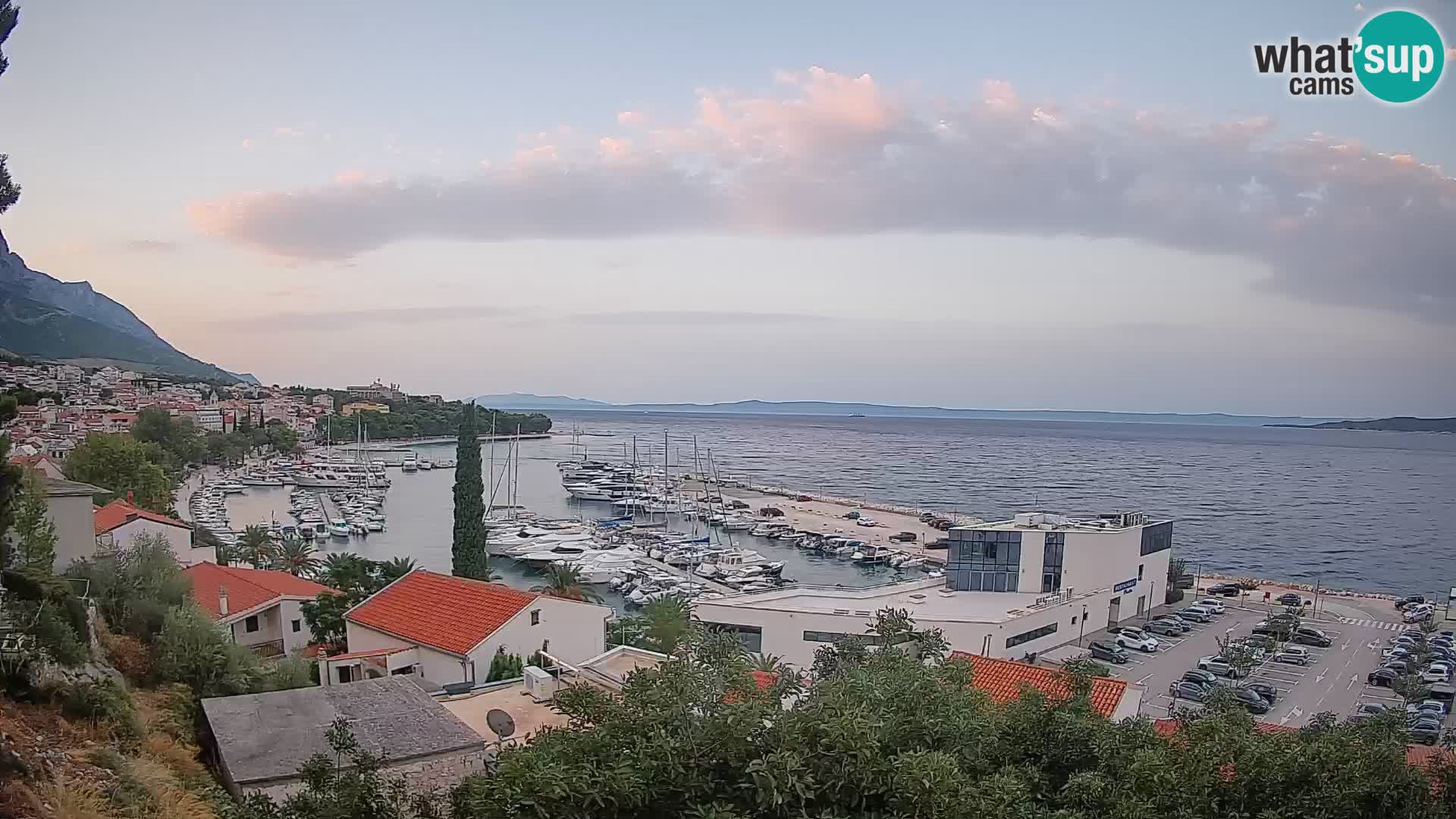 Panoramic view of Baška Voda