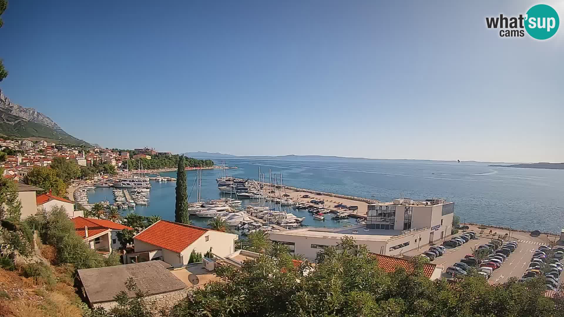 Blick auf Baska Voda