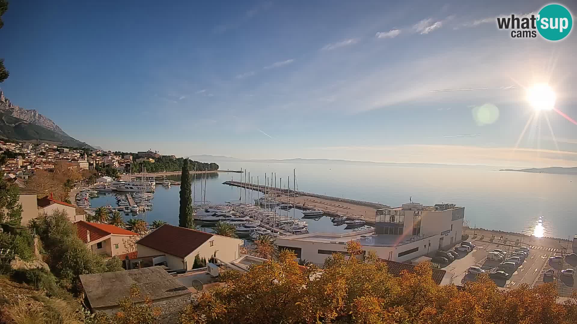 Panoramic view of Baška Voda