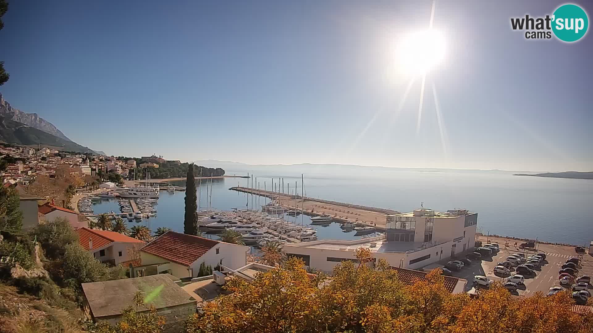 Panoramic view of Baška Voda