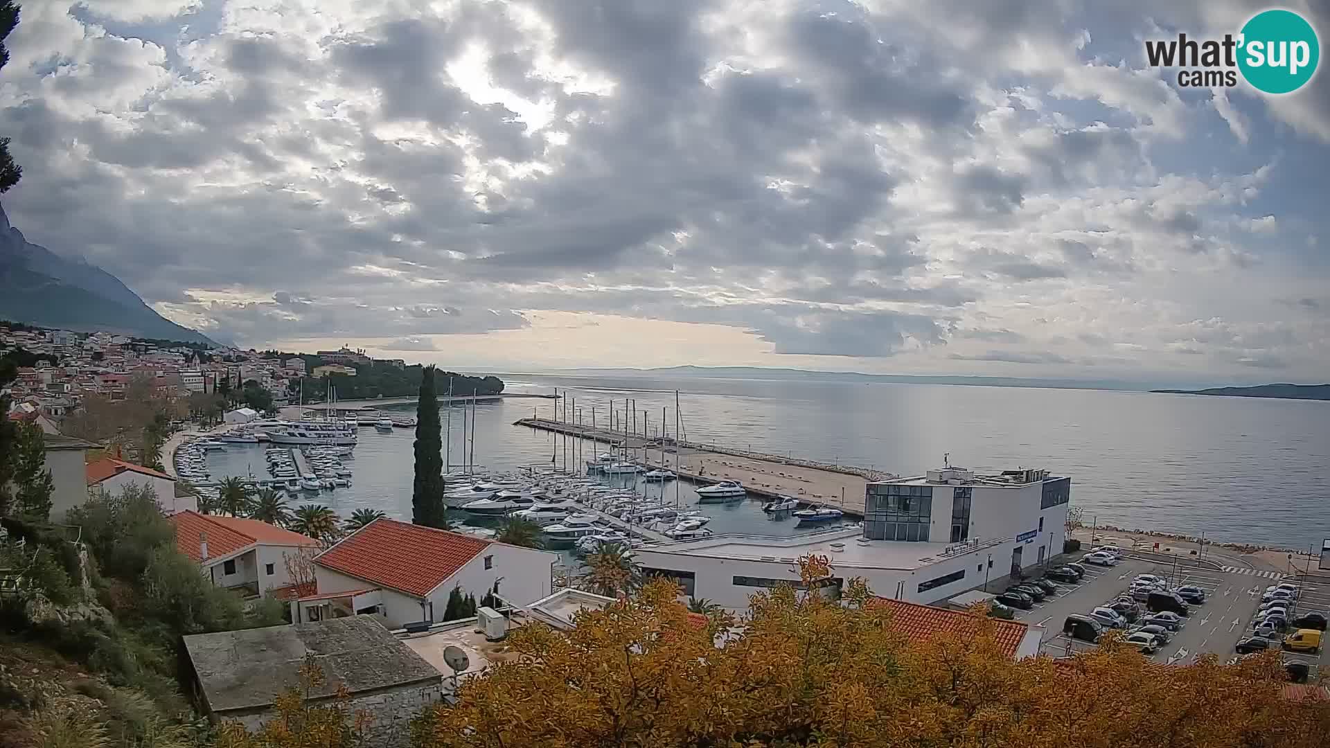Panoramic view of Baška Voda