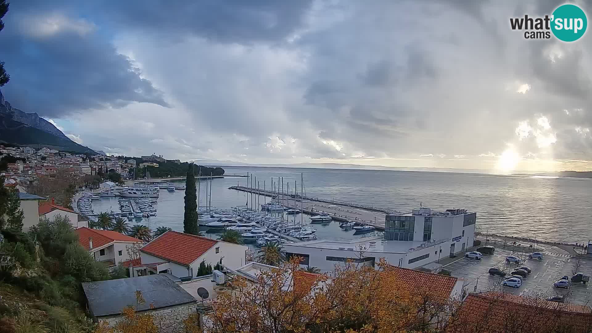 Panoramic view of Baška Voda