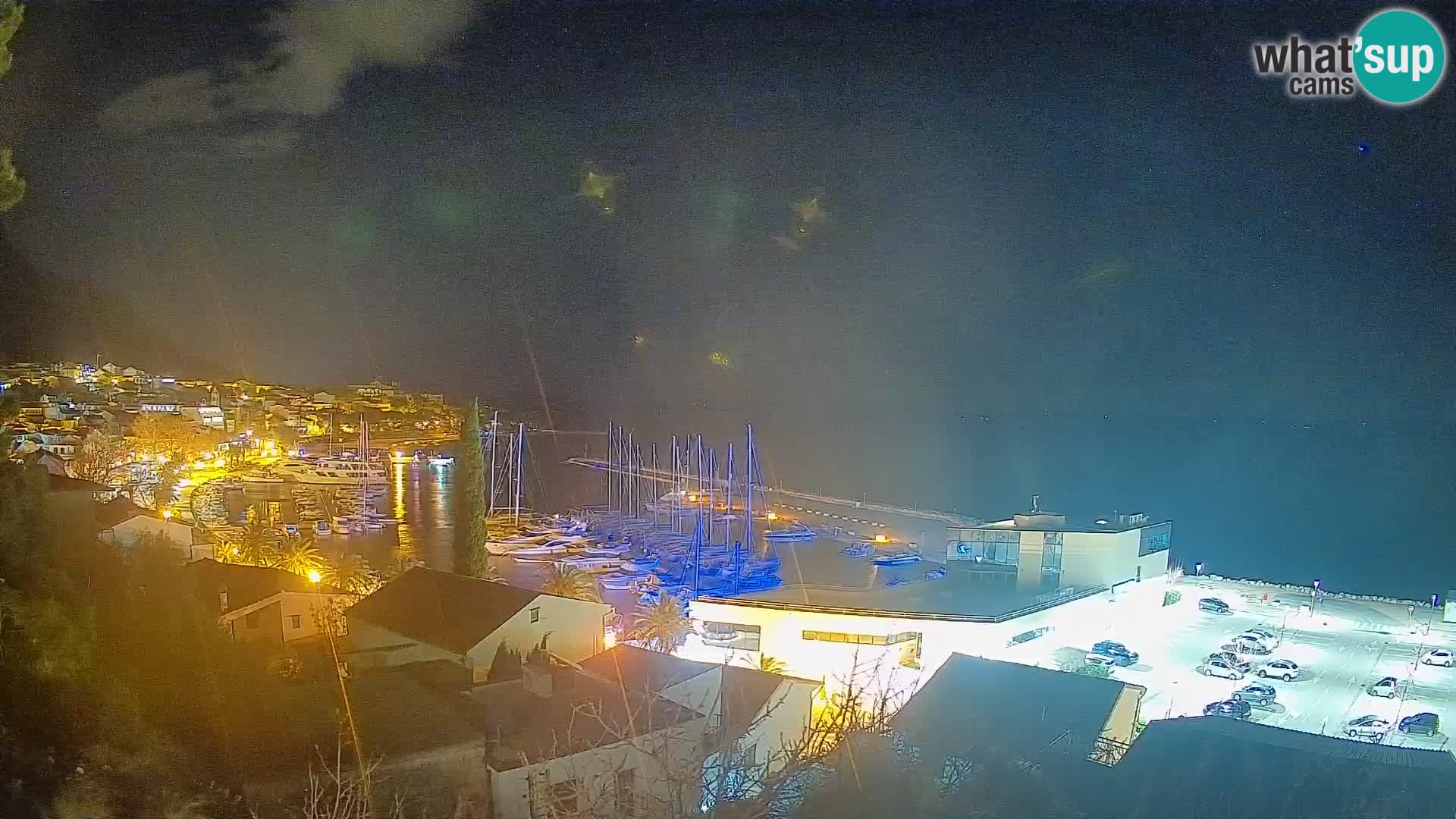 Panoramic view of Baška Voda