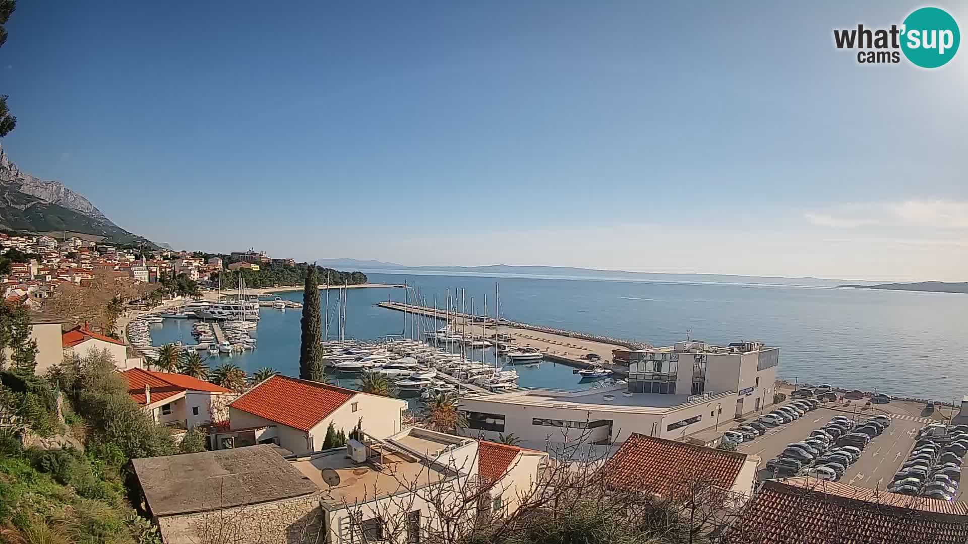 Panoramic view of Baška Voda
