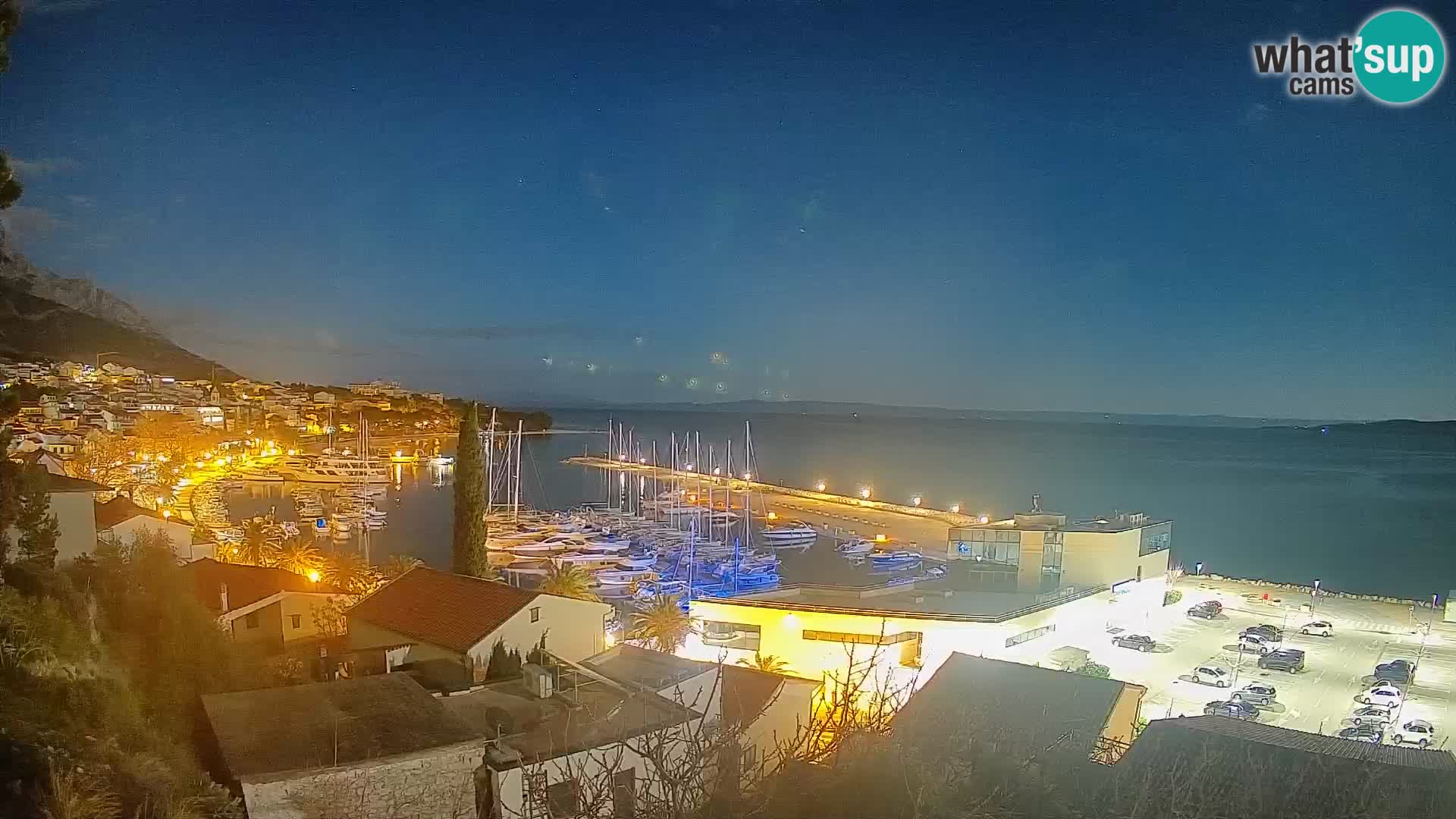 Panoramic view of Baška Voda