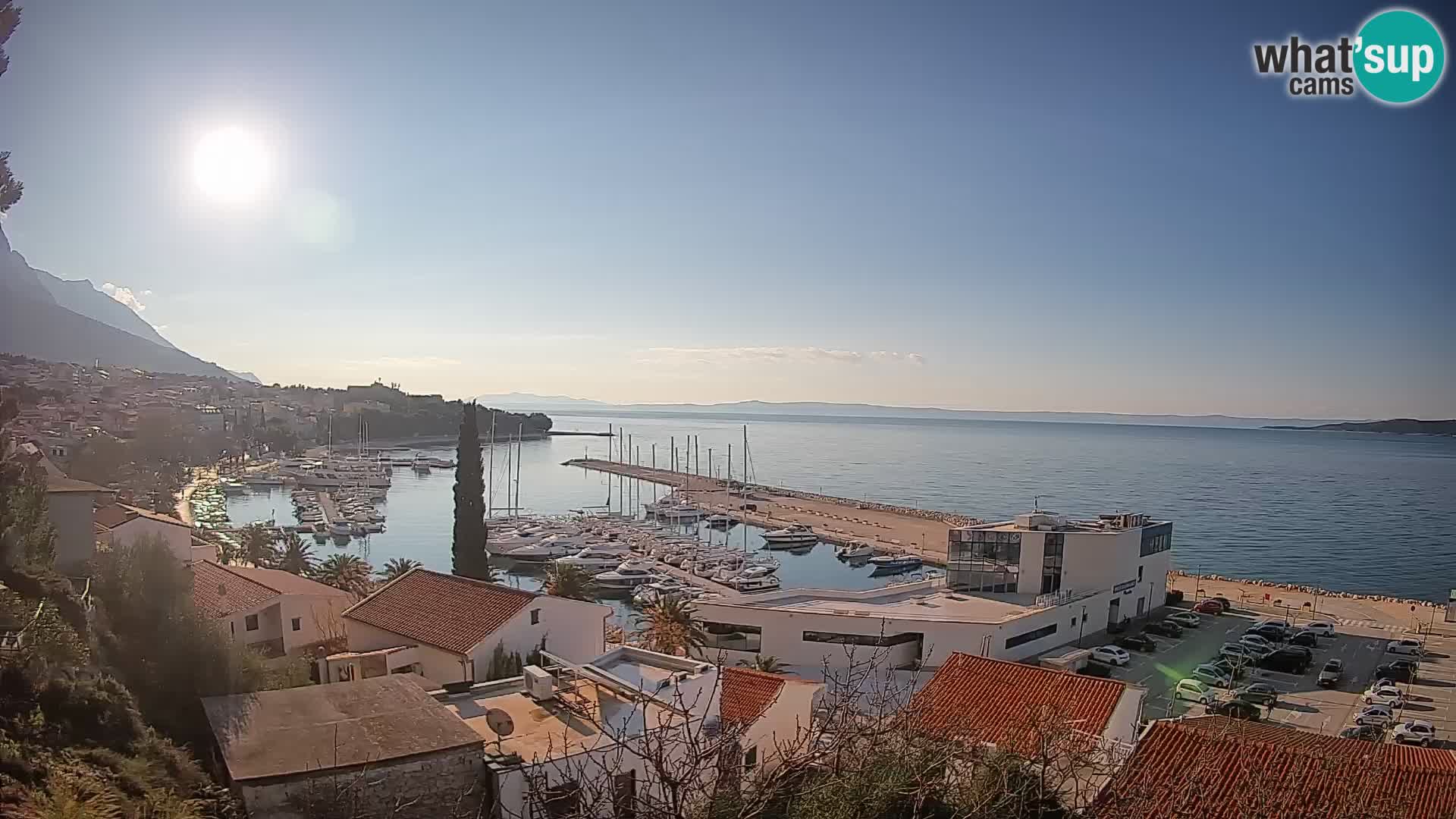Panoramic view of Baška Voda
