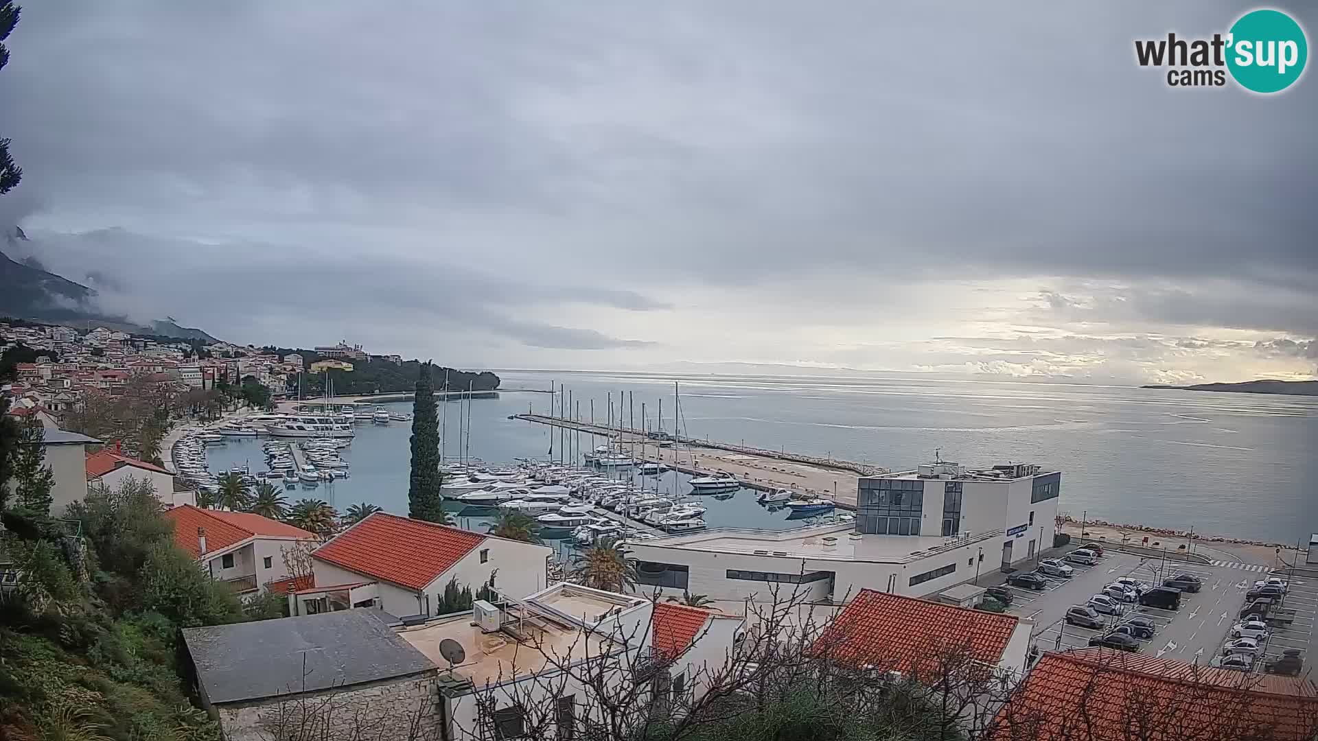 Panoramic view of Baška Voda