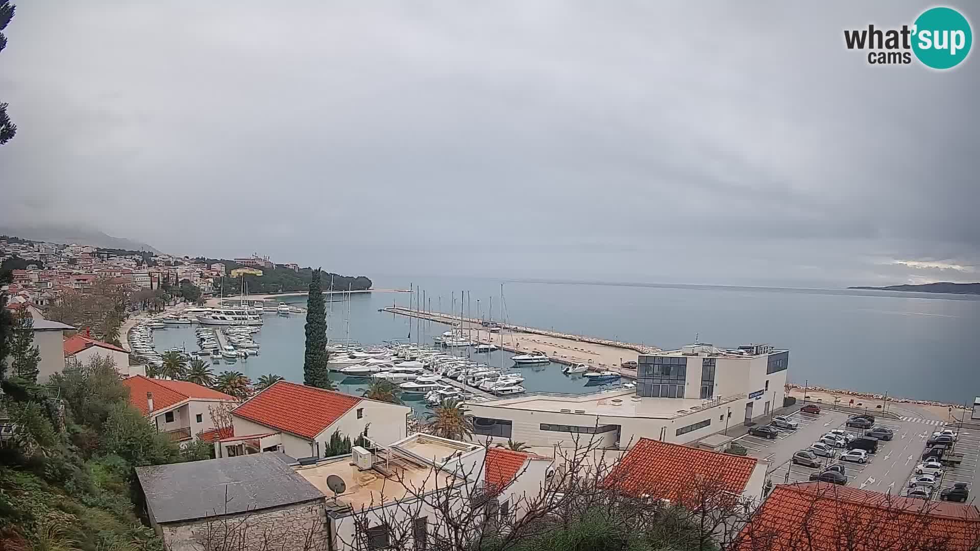 Panoramic view of Baška Voda