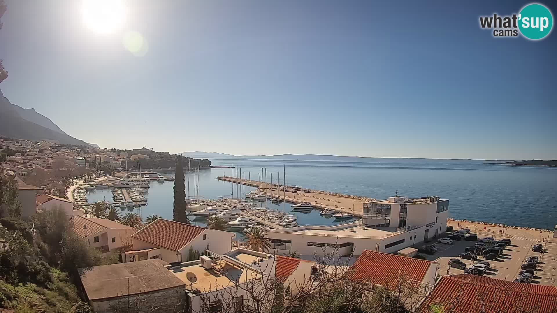 Blick auf Baska Voda
