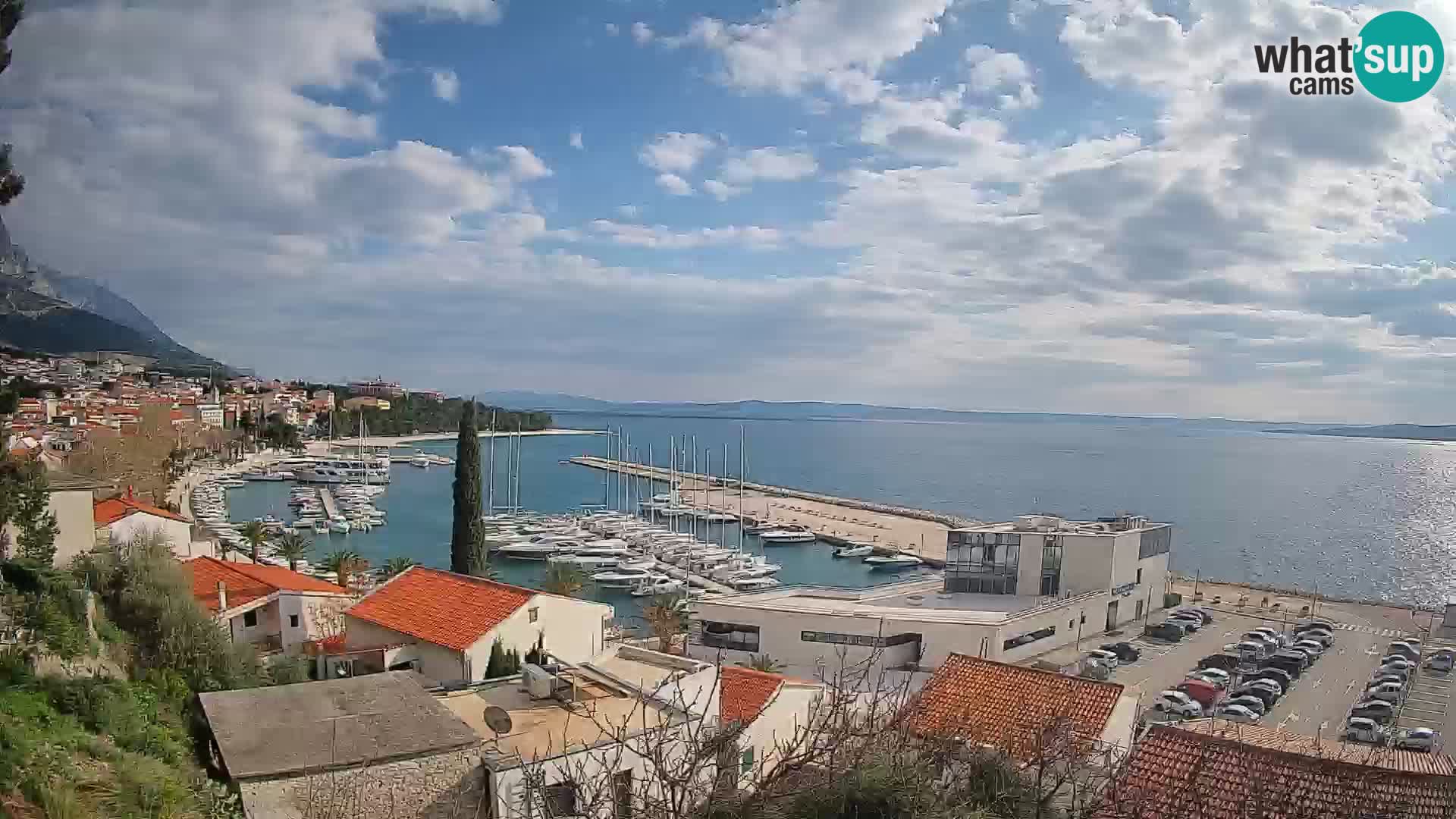 Panoramic view of Baška Voda
