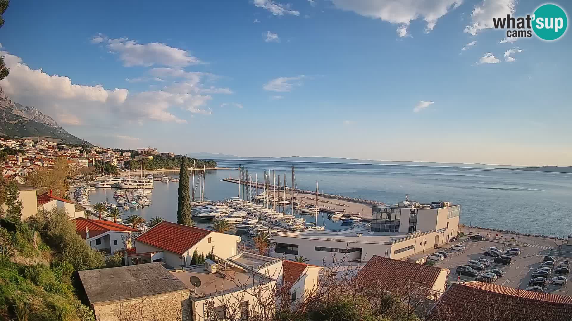 Panoramic view of Baška Voda