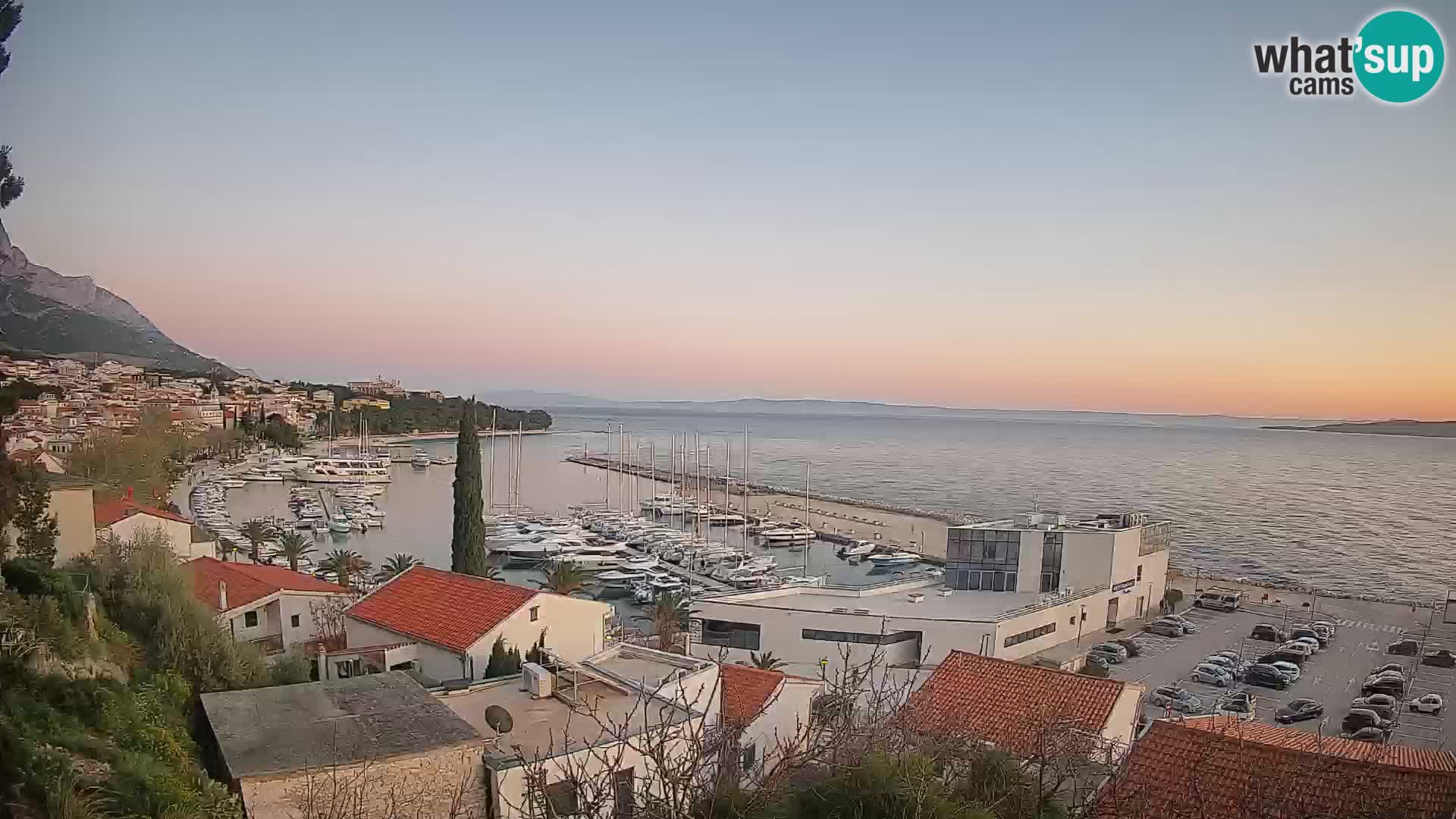 Blick auf Baska Voda