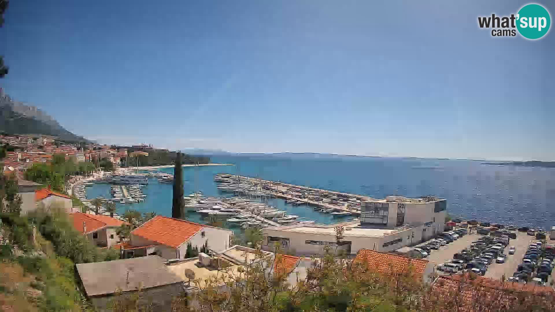 Panoramic view of Baška Voda
