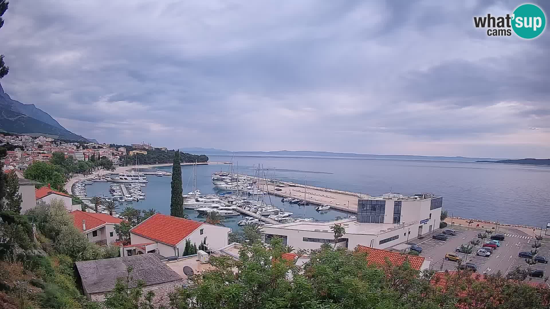Panoramic view of Baška Voda