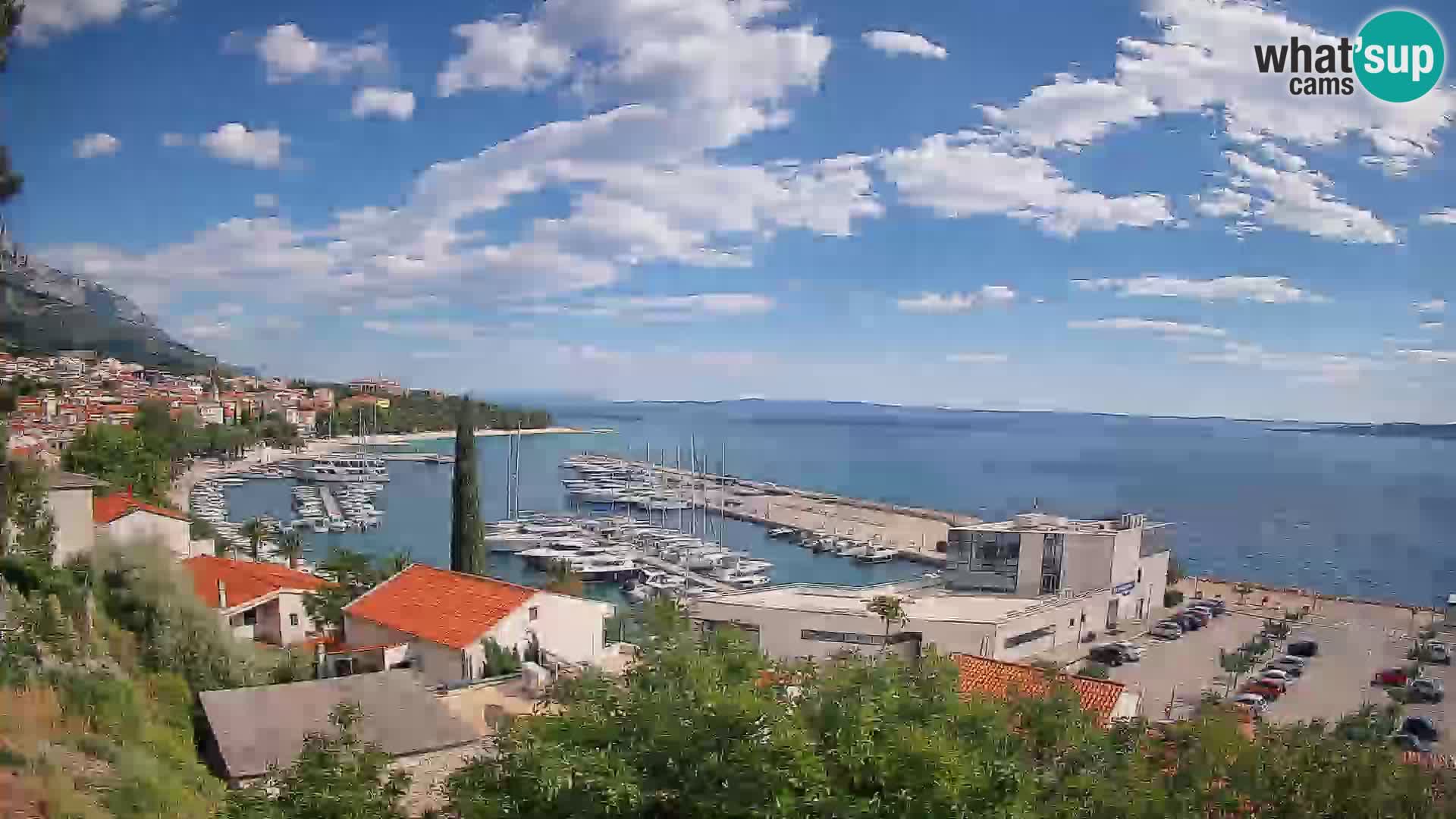 Panoramic view of Baška Voda